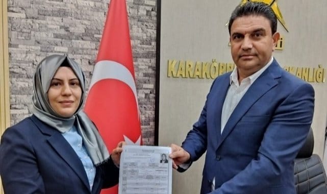 Dr. Fatma Şeker, Şanlıurfa Karaköprü ilçesine belediye başkanlığı için aday adayı olarak başvurusunu gerçekleştirdi.