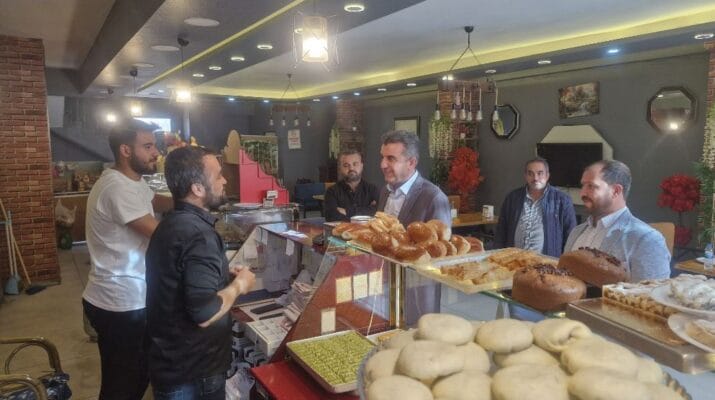 İl Başkanı Günbegi Esnaf Ziyaretlerine Devam Ediyor