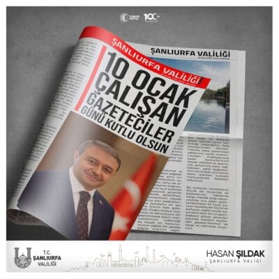 VALİ HASAN ŞILDAK’IN 10 OCAK ÇALIŞAN GAZETECİLER GÜNÜ MESAJI