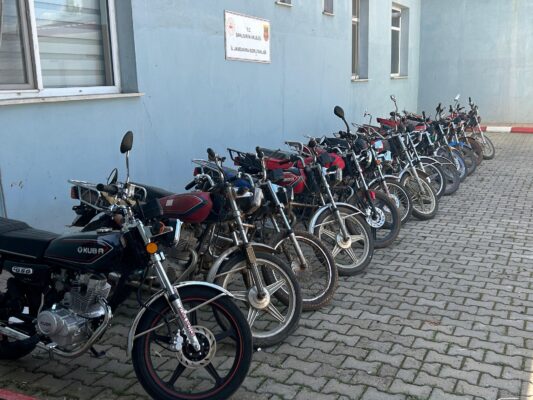 Urfa’da motosiklet operasyonu