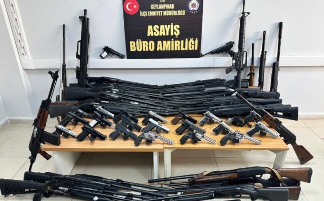 Ceylanpınar’da silah operasyonu