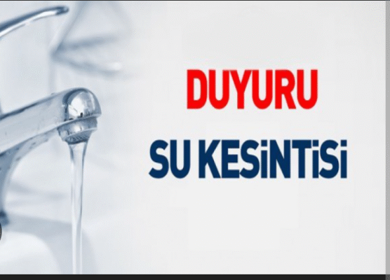Şanlıurfa Dikkat !Su Kesintisi Uyarısı