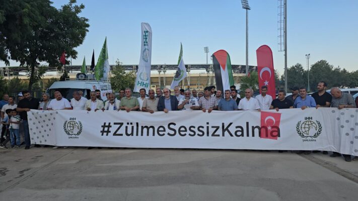 Urfa ‘Da Araç Konvoyu Ve Sınırda Gazze Nöbeti!