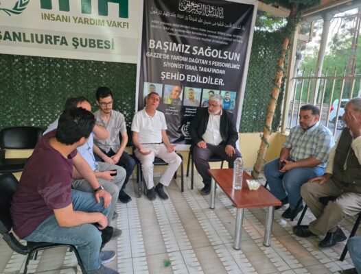 Gazze’de Şehit Veren İHH’ya Taziye Ziyareti