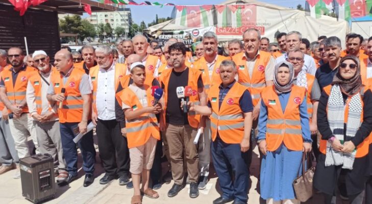 Urfa’da STK’lar İsrail’e lanet yağdırdı