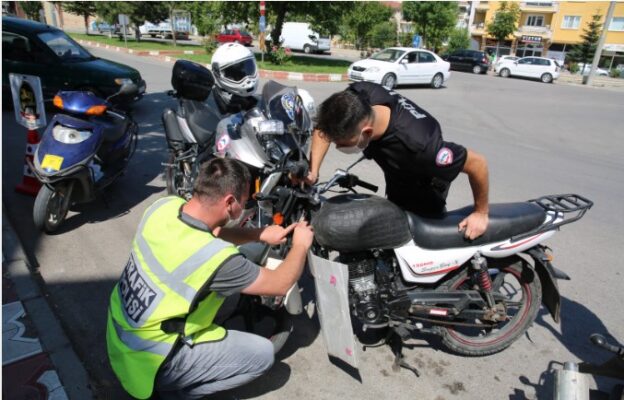Suruç’ta Motosiklet Şok Uygulama Operasyonu