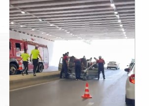 Karaköprü’de  Trafik Kazası !