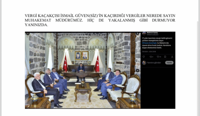 Şanlıurfa Mütemet Müdürü Hüseyin Güzeloğlu’nun üzerine ne zaman gidilecek?