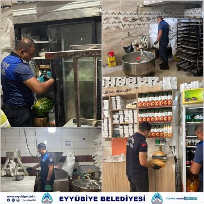 Eyyübiye’de Unlu Mamul İşletmelerine Sıkı Denetim