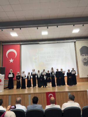 2025 YILI KUR’AN IŞIĞINDA YAZ YOLCULUĞU KAPANIŞ PROGRAMI GERÇEKLEŞTİRİLDİ