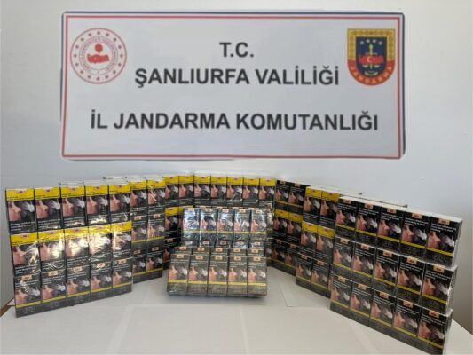 Birecik ve Viranşehir’de Jandarmadan “Şok Yol Araması”: Binlerce Kaçak Sigara Ele Geçirildi