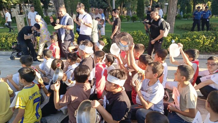Şanlıurfa’da Gazze Çocukları İçin Lantart Etkinliği
