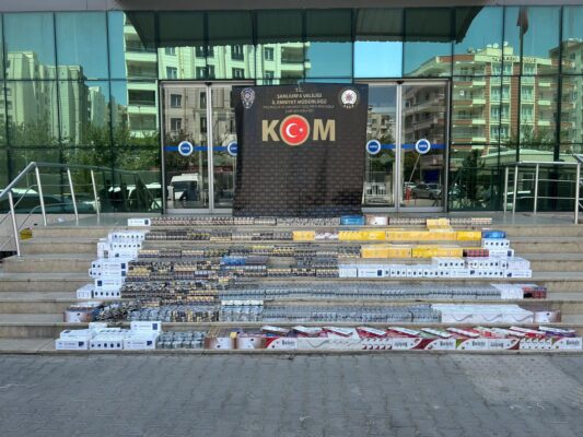 Şanlıurfa’da Sigara Kaçakçılığına Büyük Operasyon