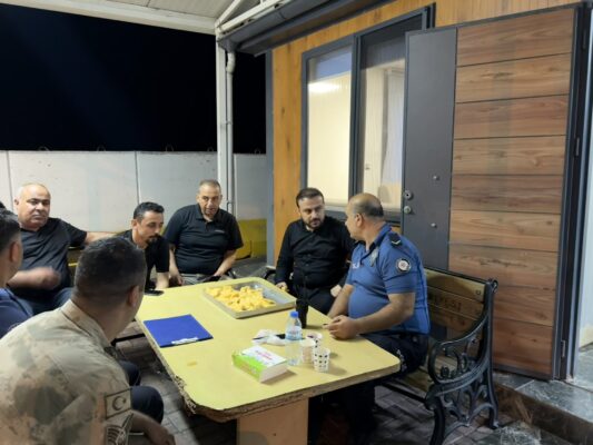 Başkan Bağmancı’dan Hem Halkla Buluşma Hem Güvenlik Güçlerine Destek Ziyareti