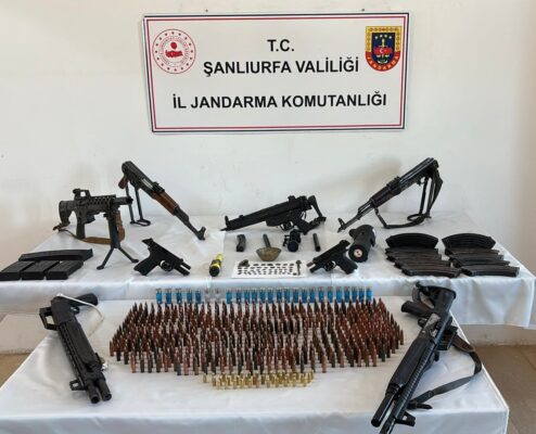 Halfeti’de silah operasyonu: 3 gözaltı