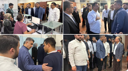 AK Parti Şanlıurfa Heyeti Kazazedeleri Hastanede Ziyaret Etti
