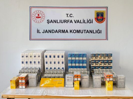 Şanlıurfa’da Sigara Kaçakçılarına Geçit Yok